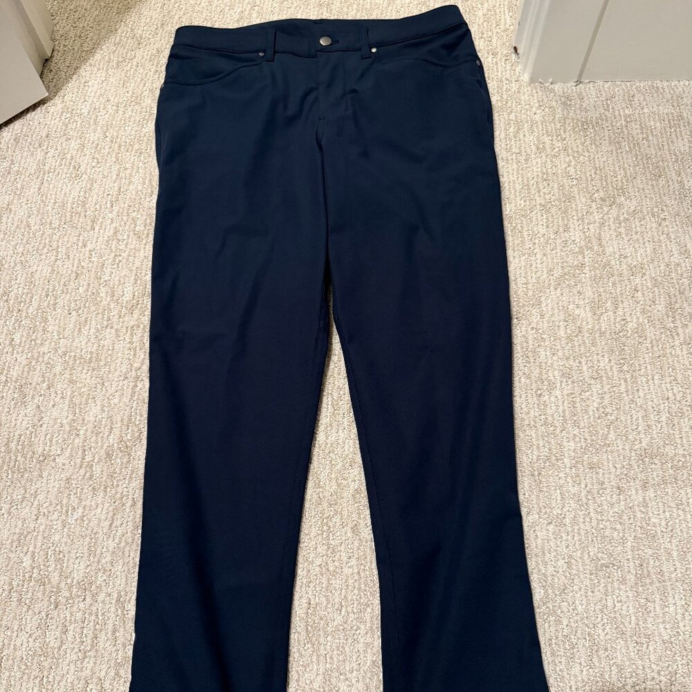 Lululemon Men ABC Slim Fit Pant Warpstreme - Navy Blue
